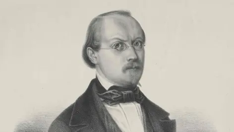 Der schweizerisch-deutsche Komponist Joseph Joachim Raff (1822–1882)